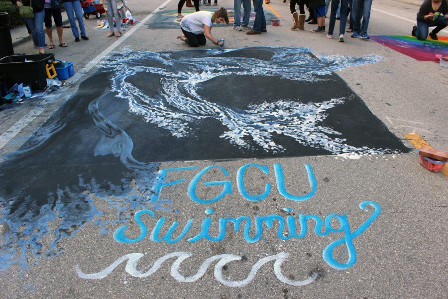 Jessica Perez, a prospective FGCU student, was sponsored and inspired by the FGCU Swim Club. (EN Photo / Rachel Iacovone)