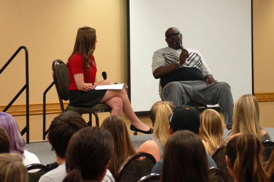 Programming Board welcomed MTV star Big Black on Monday night for its Big Black Lecture. (EN Photo/ Taylor Crehan)
