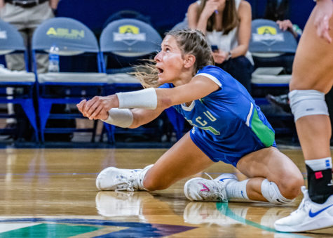 EN Photo by Julia Bonavita // Dana Axners team-high 30 digs earned her a spot on the all-tournament team following FGCUs 3-2 loss in the ASUN Championship to Kennesaw State.