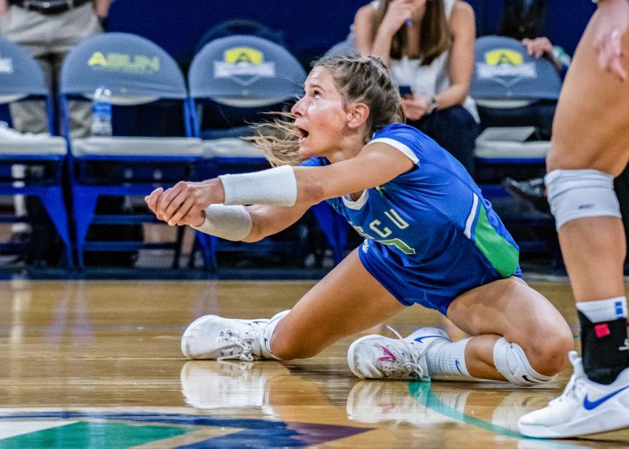 EN+Photo+by+Julia+Bonavita+%2F%2F+Dana+Axners+team-high+30+digs+earned+her+a+spot+on+the+all-tournament+team+following+FGCUs+3-2+loss+in+the+ASUN+Championship+to+Kennesaw+State.