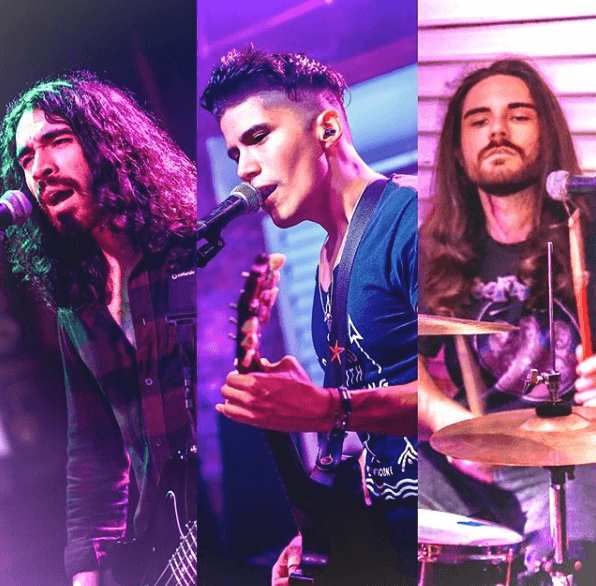 Photos taken by Colleen Turley. Band members left to right are: Brendan DuBois, Caleb Vilca, and Skyler Lapham. Perfect Sequence is a Fort Myers based alternative rock band. 