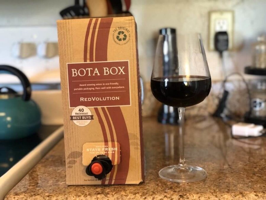EN Photo by Leah Sankey. Bota Box Redvolution. A red blend that is affordable and seriously drinkable. 