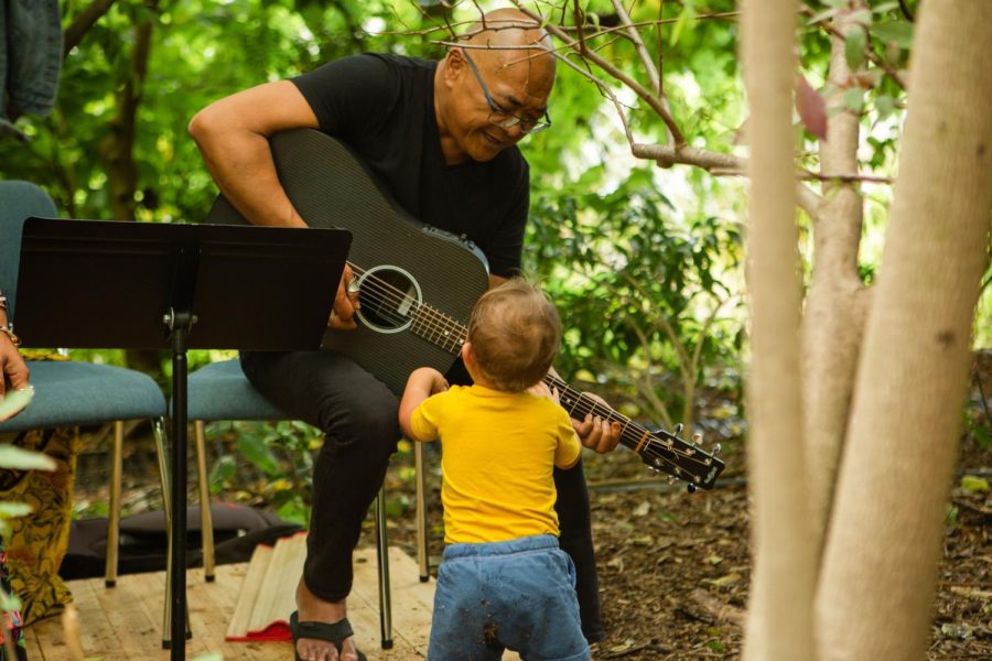 The ultimate connection between sustainability and music: FGCU Food Forest collaborates with The Bower School of Music
