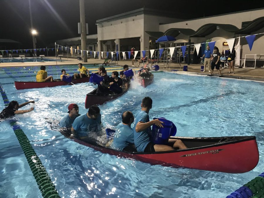 FGCU housing residents participated in the Housing Olympics this week. Day 1 of the events included canoe battleship. 