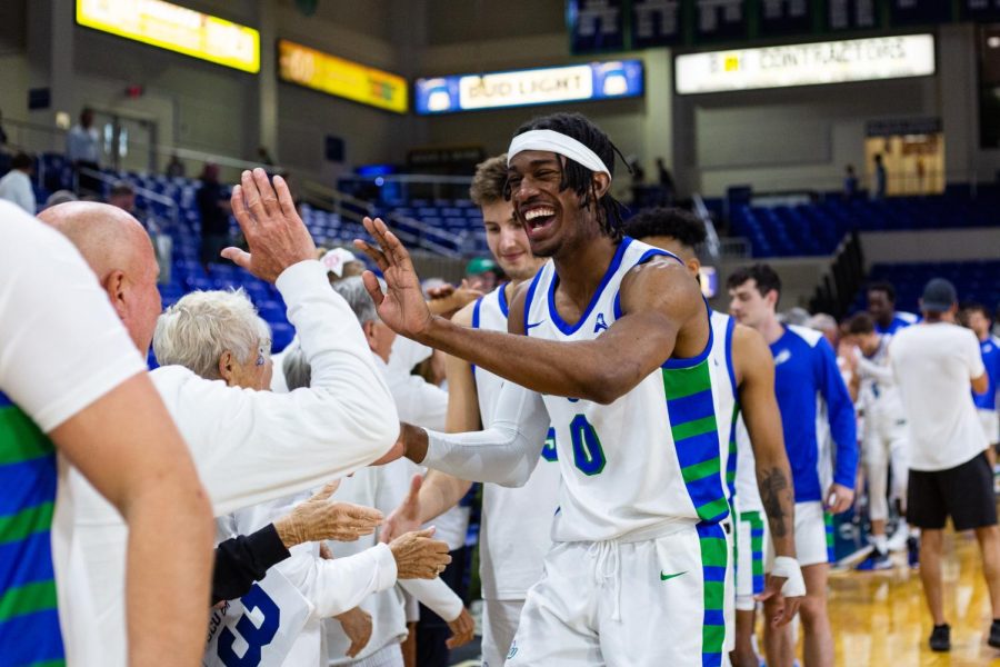 Senior men’s basketball player Dakota Rivers has enjoyed success on the court over his three seasons at FGCU.