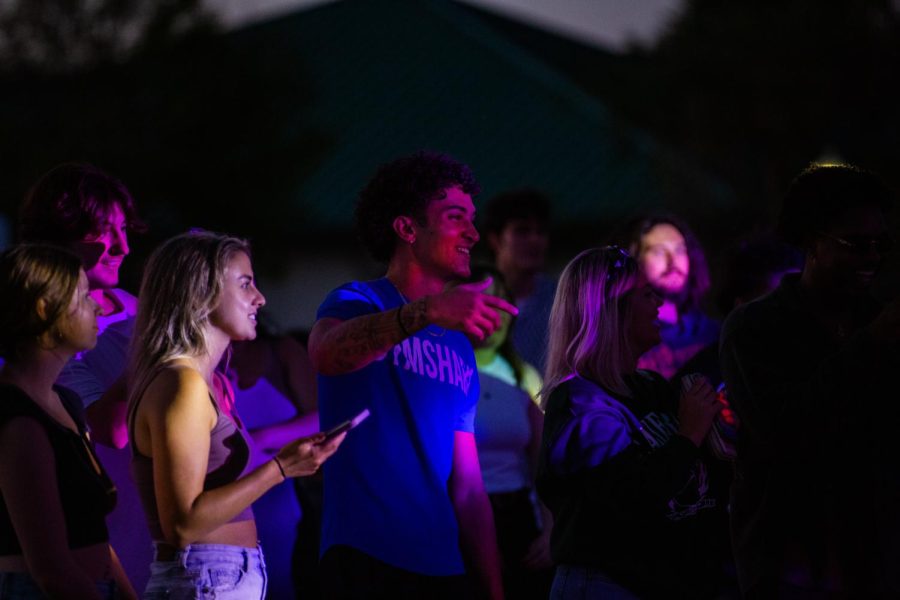 Students attended the 7th annual Eagle Radio Music Festival on March 23. Attendees listened to 10 music groups and artists perform live on the library lawn.