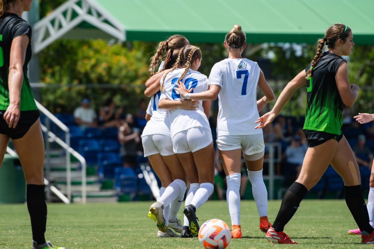 The week began with womens soccer taking on USF August 27, 2023. The Eagles defeated the Bulls 2-0. 