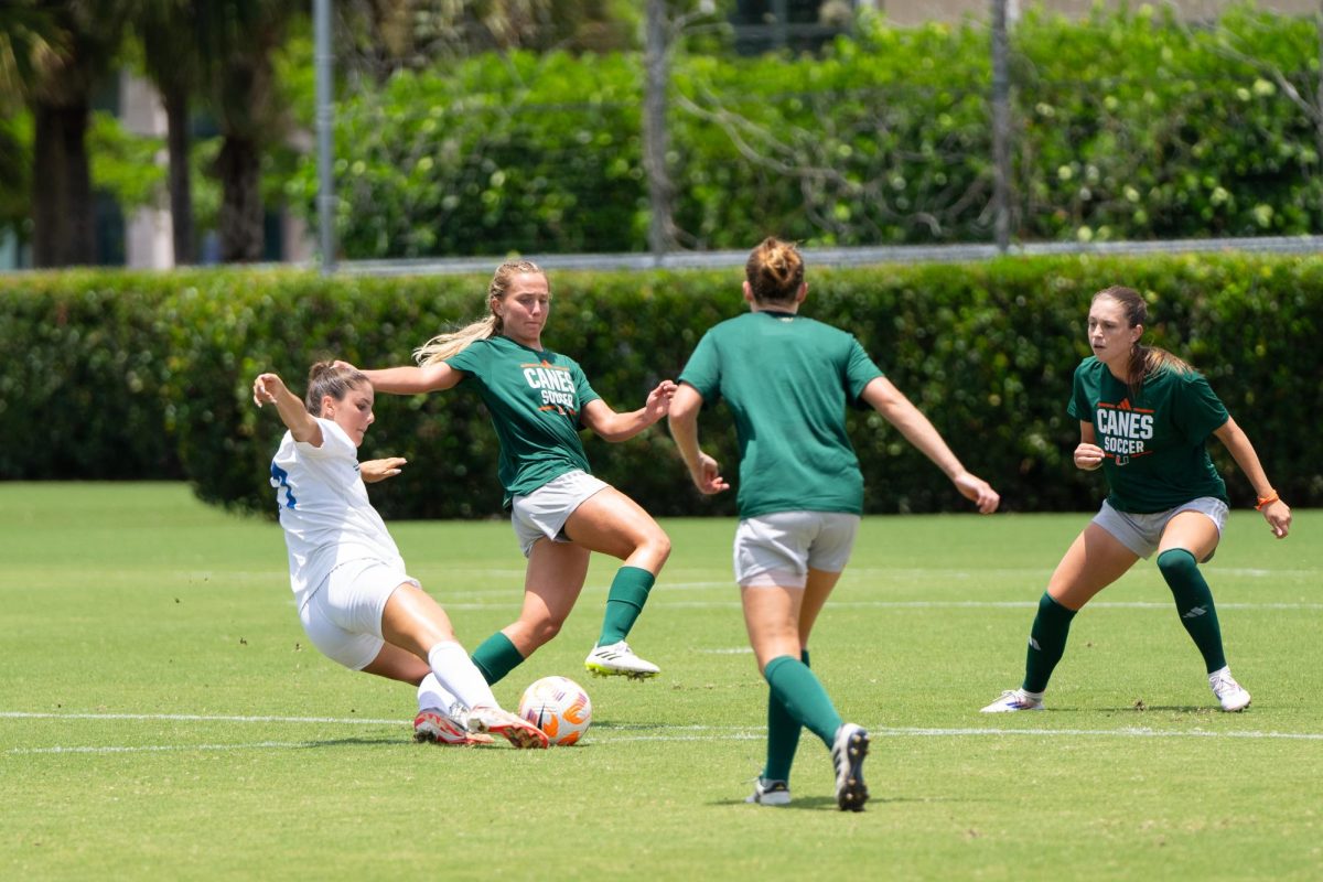 Women’s Soccer Outshoots the University of Miami in Exhibition Match