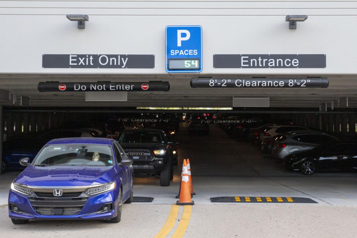 New Digital Parking Signs Added to Campus Parking Garages